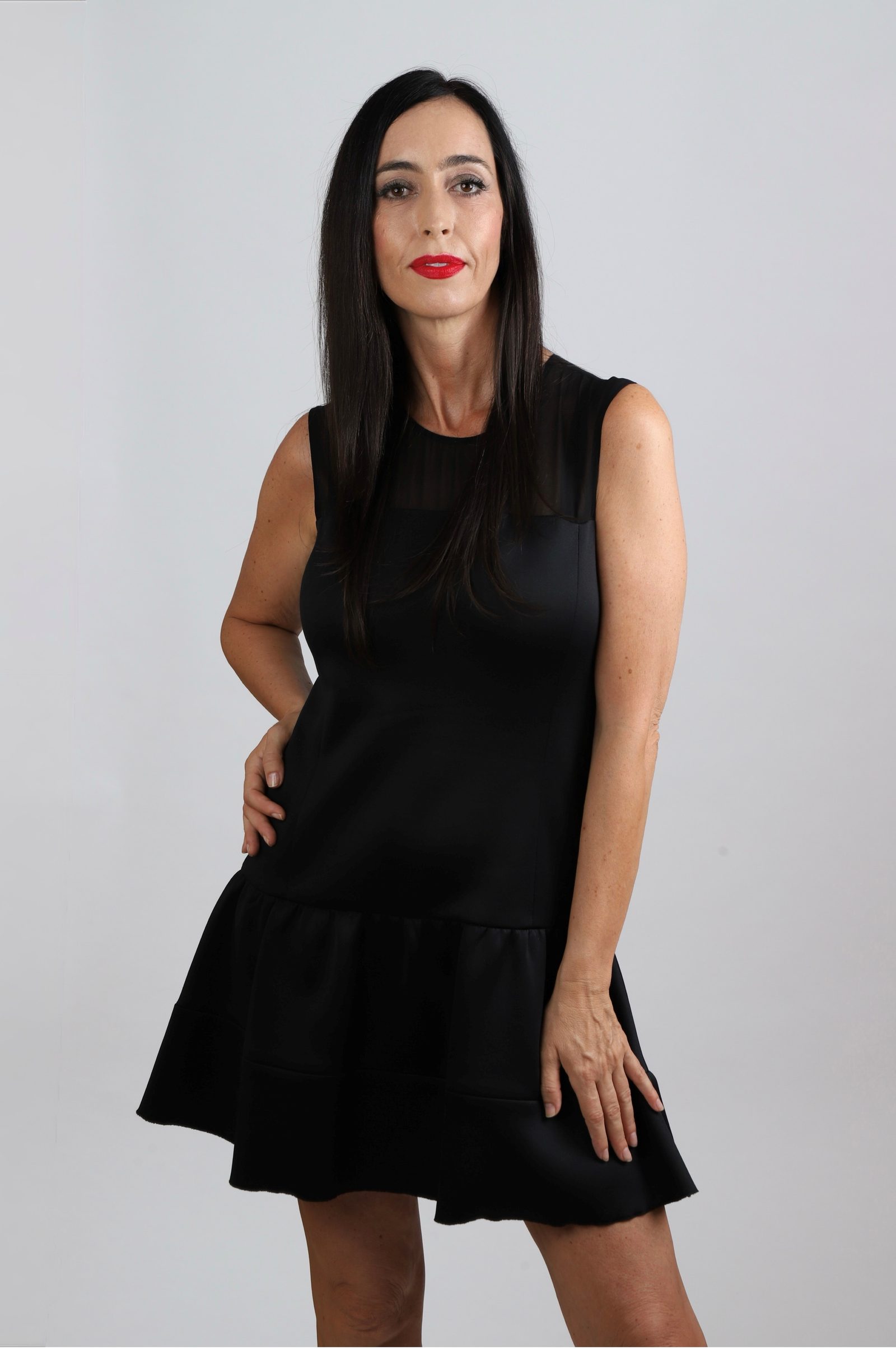 Almudena Varona - ruffled dress